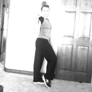 North Face wide leg workout pants